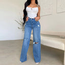 Lissa - Denim Jeans mit hoher Taille
