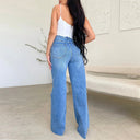 Lissa - Denim Jeans mit hoher Taille