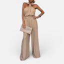 Barclay & Bloom | Women’s Halter Neck Jumpsuit – Elegant Wide-Leg Jumpsuit