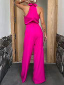 Barclay & Bloom | Damen Neckholder-Jumpsuit – Eleganter Jumpsuit mit weitem Bein