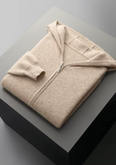 Extra-Fine Merino Wool Full Zip Hoodie