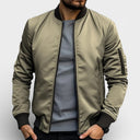 Men’s Bomber Jacket Lightweight Classic Slim Fit Zip Outerwear