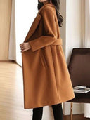 Claudine - Women's Belted Midi Coat