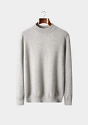 Men’s Extra-Fine Merino Wool Classic Mockneck Knit Sweater