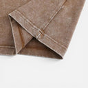 Men’s Oversized Washed Cotton T-Shirt Soft Comfortable Everyday Tee