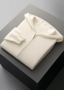 Extra-Fine Merino Wool Full Zip Hoodie