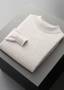 Men’s Extra-Fine Merino Wool Classic Mockneck Knit Sweater