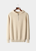 Barclay & Bloom | Men’s Merino Wool Half-Zip Hoodie