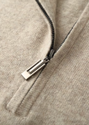 Barclay & Bloom | Herren Merinowolle Halb-Reißverschluss Pullover mit Stehkragen