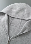 Extra-Fine Merino Wool Full Zip Hoodie