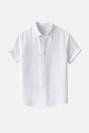 Ethan Men’s Linen Shirt – Short Sleeve Summer Wear
