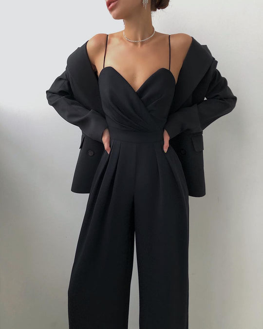 Lea – High Waist Jumpsuit with Tailored Fit