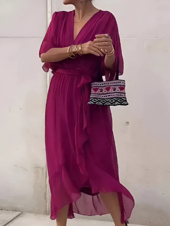 Seraphina – Women’s Wrap Midi Dress