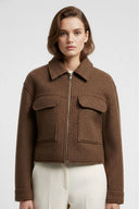 Barclay & Bloom | Damen Kurz geschnittene gewebte Jacke