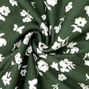 Damen Midikleid mit Blumenmuster und V-Ausschnitt – Sommerkleid für Hochzeitsgäste