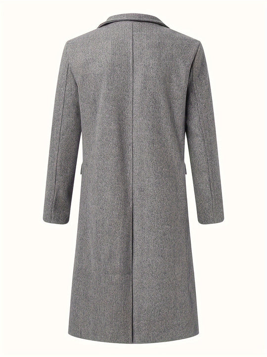 Adrian Men’s Overcoat – Long Formal Winter Coat