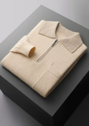 Barclay & Bloom | Heren Kasjmier Polo Trui met Ritshals