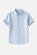 Ethan Men’s Linen Shirt – Short Sleeve Summer Wear