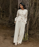 Inez | Women's Buttoned Cardigan with Round Neck