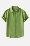 Ethan Men’s Linen Shirt – Short Sleeve Summer Wear