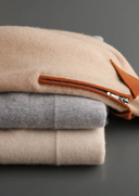 Barclay & Bloom | Herren Kaschmir Polo-Strick mit Reißverschluss am Kragen