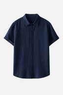 Ethan Men’s Linen Shirt – Short Sleeve Summer Wear