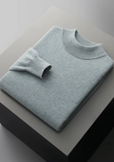 Men’s Extra-Fine Merino Wool Classic Mockneck Knit Sweater