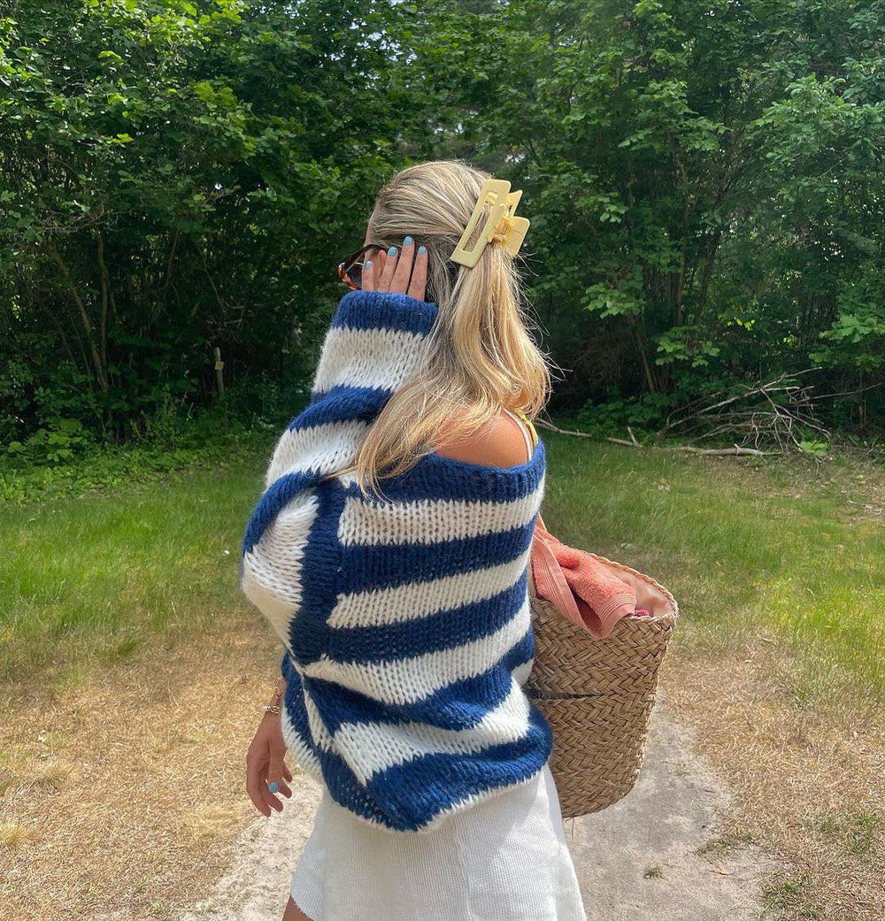 Lena | Women's Striped Knitted Sweater