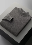 Men’s Extra-Fine Merino Wool Classic Mockneck Knit Sweater
