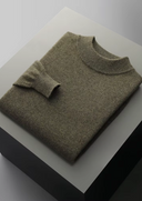 Men’s Extra-Fine Merino Wool Classic Mockneck Knit Sweater