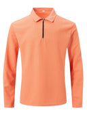 Barclay & Bloom – Men's Casual Zip-up Polo With V-Neck