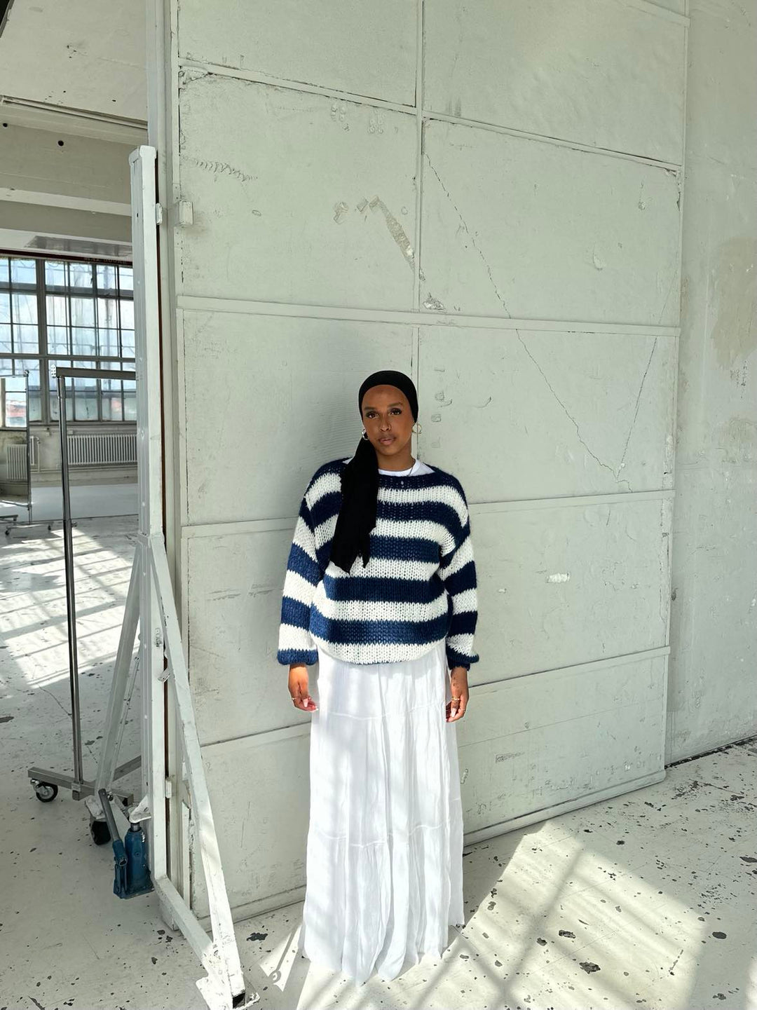 Lena | Women's Striped Knitted Sweater
