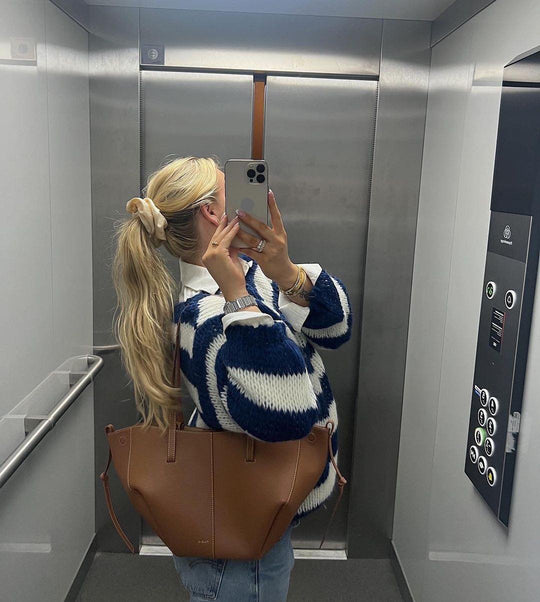 Lena | Women's Striped Knitted Sweater