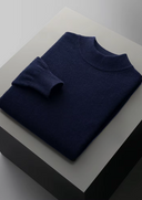 Men’s Extra-Fine Merino Wool Classic Mockneck Knit Sweater