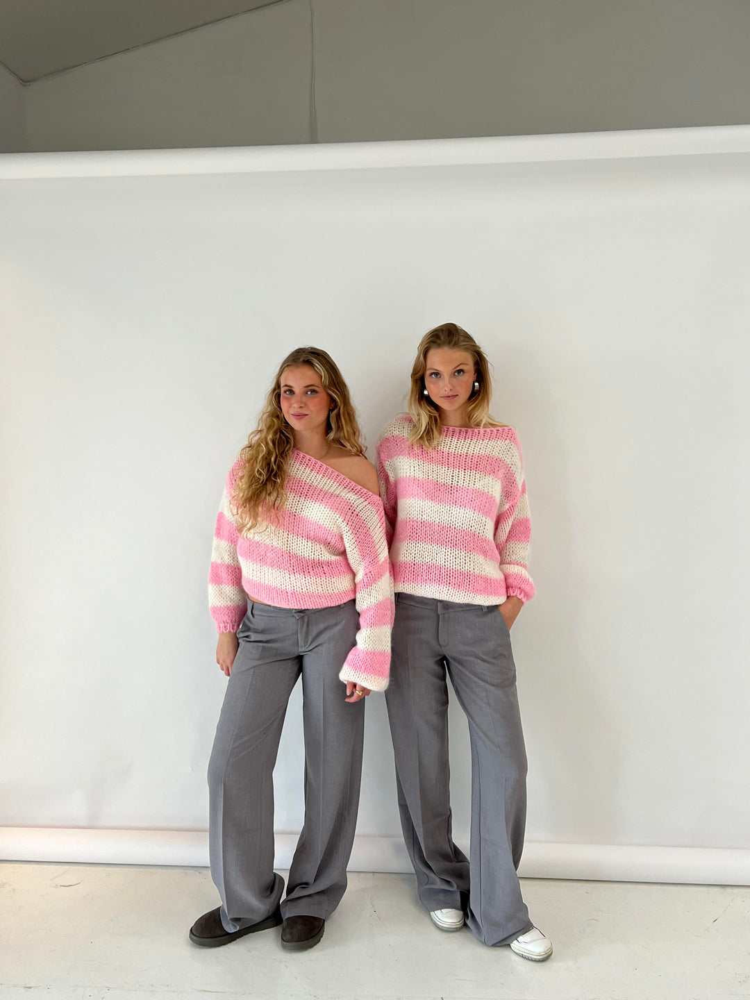 Lena | Women's Striped Knitted Sweater