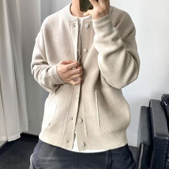 Taylor Men’s Cardigan – Button-Up Knit Sweater