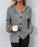 Barclay & Bloom | Women’s Button-Up Knit Cardigan – Long Sleeve V-Neck Sweater