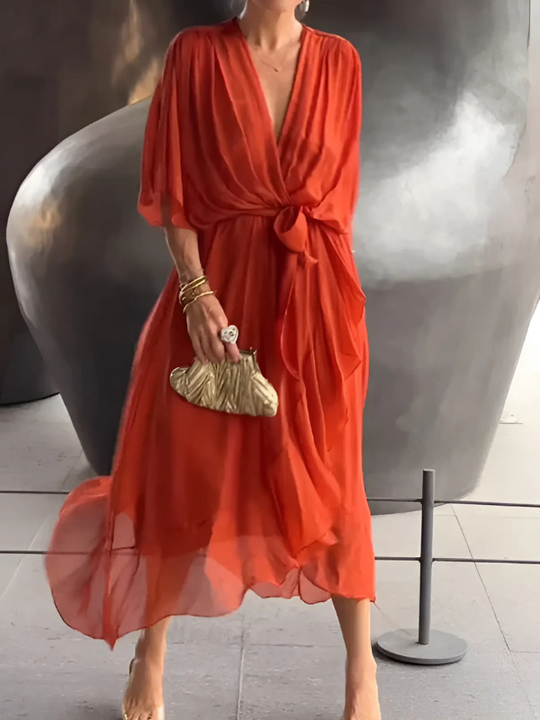 Seraphina – Women’s Wrap Midi Dress