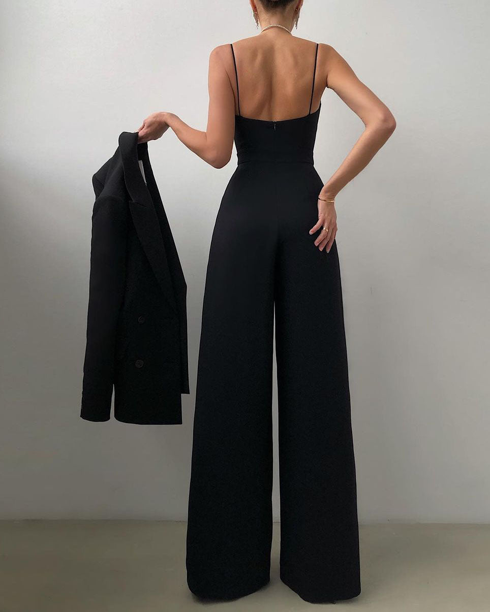 Lea – High Waist Jumpsuit with Tailored Fit
