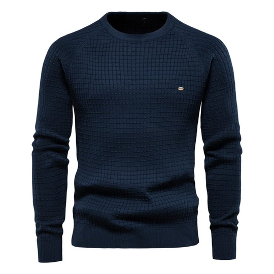 Matteo | Men's Textured Knit Crewneck Sweater