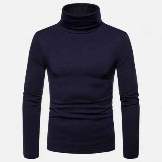 Barclay & Bloom | Men’s Turtleneck Top – Slim Fit Stretch Long Sleeve