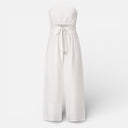 Women’s Summer Strapless Jumpsuit Comfortable Wide Leg
