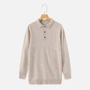 Barclay & Bloom | Herren Kaschmir Polo-Pullover mit Knopfleiste