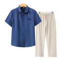 Barclay & Bloom - Men's Linnen Outfit Set - Shortsleeve