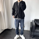 Taylor herenvest – gebreide trui met knopen