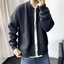 Taylor herenvest – gebreide trui met knopen