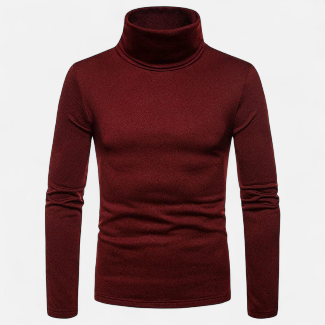 Barclay & Bloom | Men’s Turtleneck Top – Slim Fit Stretch Long Sleeve