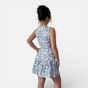 Women’s Pastel Floral Dress Sleeveless Tiered Spring