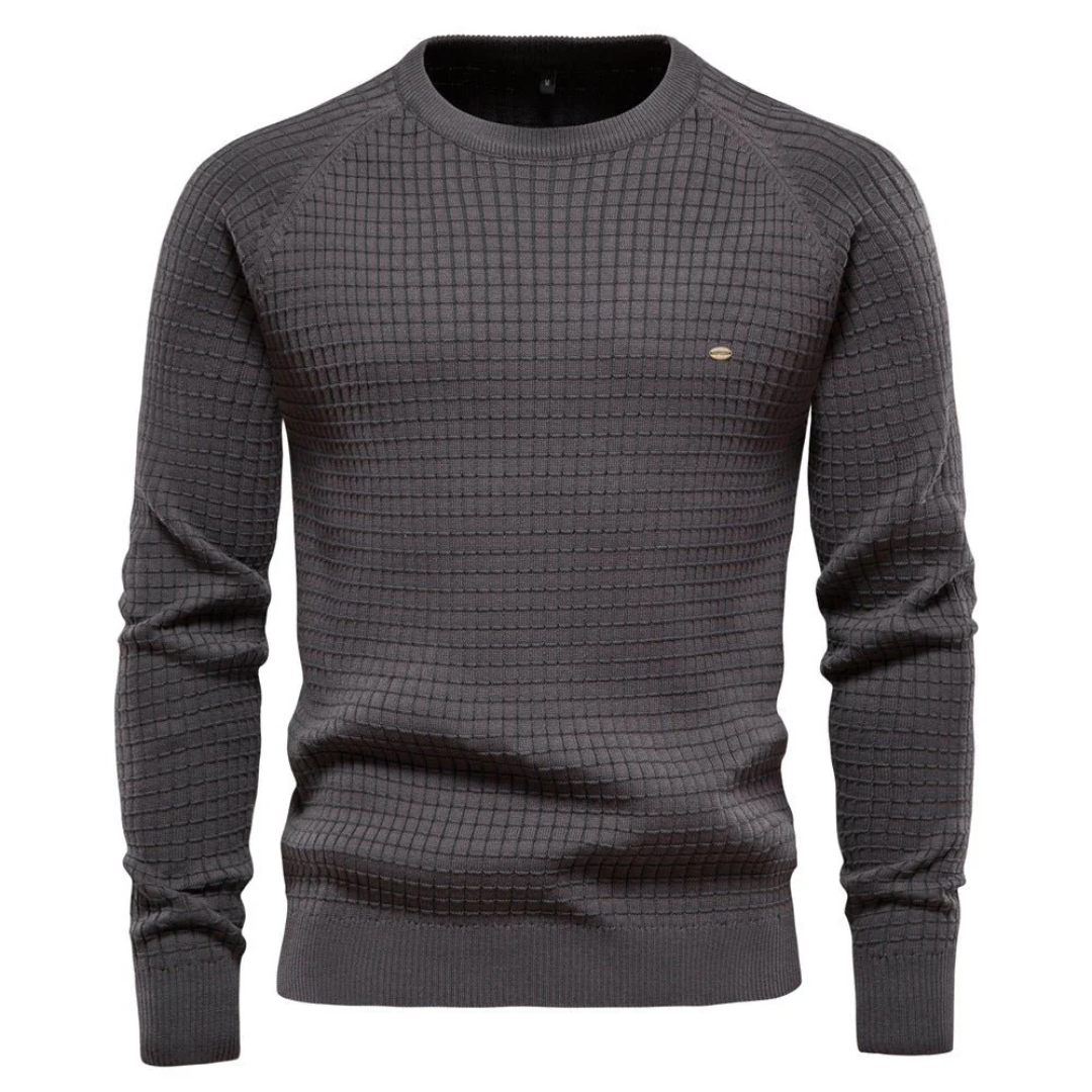 Matteo | Men's Textured Knit Crewneck Sweater
