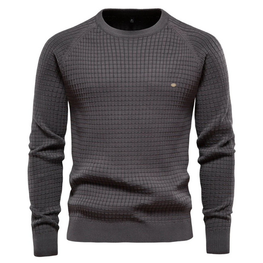 Matteo | Men's Textured Knit Crewneck Sweater